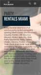 Mobile Screenshot of partyrentalsmiami.net